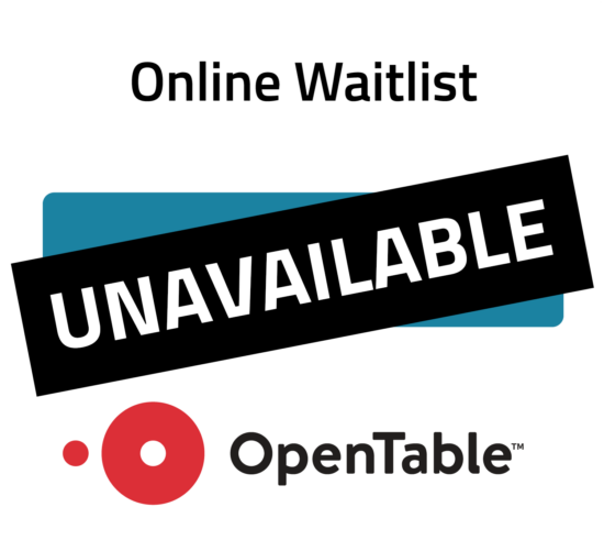 OpenTable WaitlistButton Unavailable